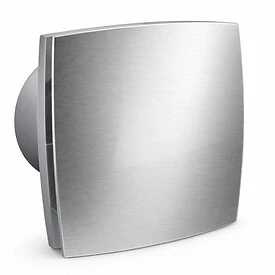 Bathroom fan humidity sensor/timer 125 mm aluminium Silent